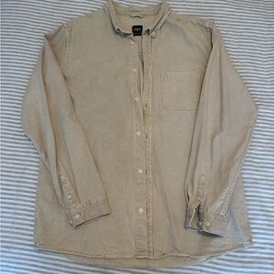 Men’s Tan Shirt Jacket XL